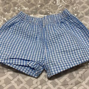 NWT! Seersucker gingham swim trunks